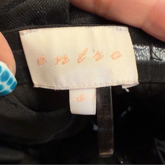 Entro Black Strapless Tiered Ruffle Tulle Flirty Party Mini Dress Size Small - Picture 9 of 11